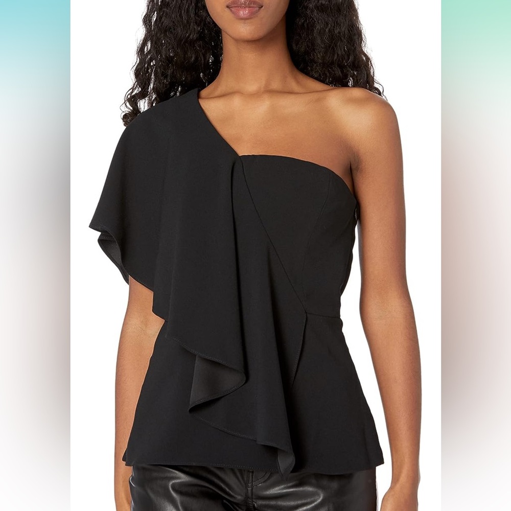 NWT Trina Turk One Shoulder Blouse